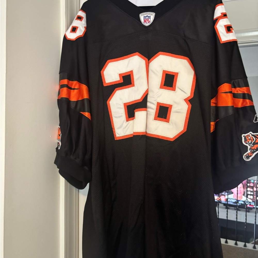 Black and Orange Football Jersey
